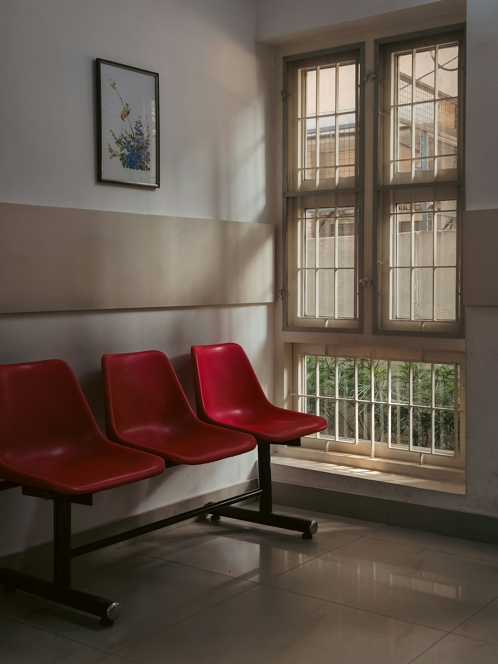Hospital waiting area (stock photo — replace with a photo of your own facility)